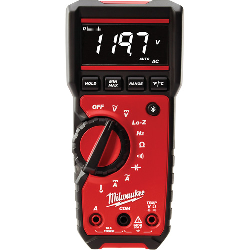 Multim&egrave;tre TRMS, Tension c.a./c.c., Courant c.a./c.c. O-Max