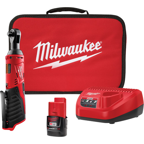 Trousse de cl&eacute; &agrave; cliquet sans fil M12, 12 V, Prise de 3/8" O-Max