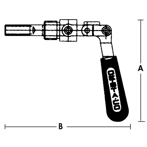 Straight Line Clamps - 601 Series, 5/8" (15.875 mm) Capacity, 100 lbs. Clamping Force O-Max