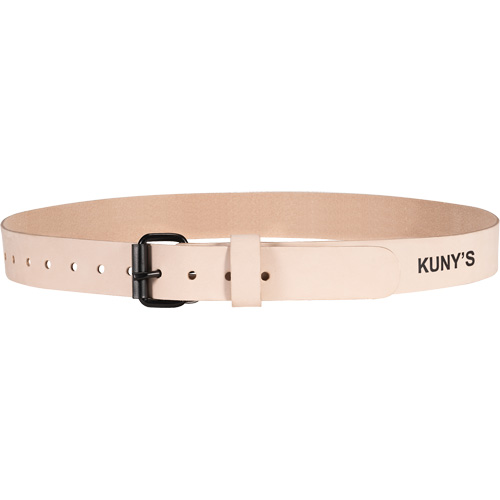 Ceinture industrielle, Cuir, Beige O-Max