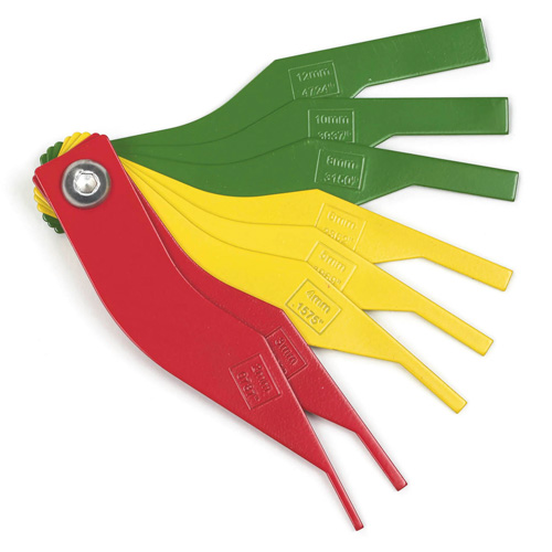 Jauge d'&eacute;paisseur pour garniture de frein O-Max