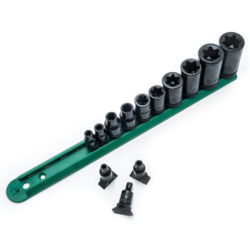 Jeu de douilles externes Torx, Prise 1/2"/1/4"/3/8" O-Max