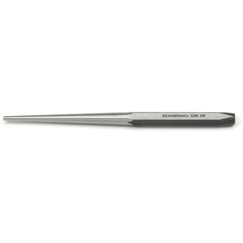Long Taper Pin Punch, 3/16" Dia. x 9" L O-Max