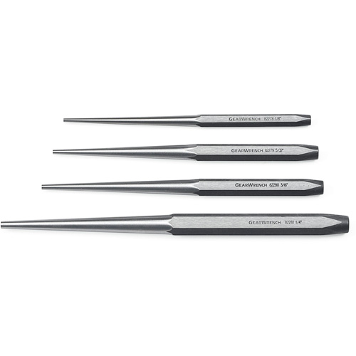 Long Taper Punch Set, 4 Pieces O-Max