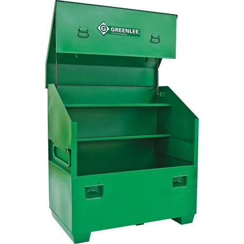 Jobsite Chest, 36" W x 30" D x 48" H, Green O-Max