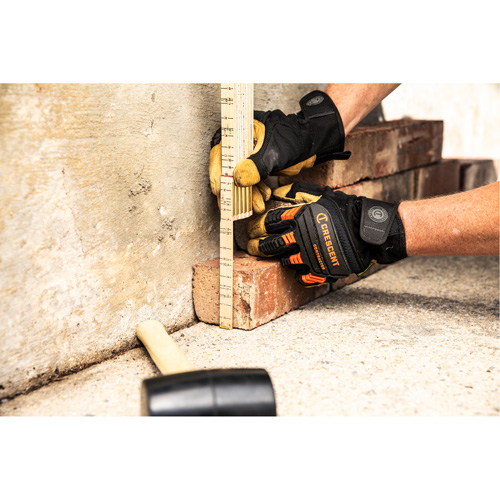 Red End&reg; Oversized Brick Mason Rule, 6' L, Wood, 1/16" Graduations O-Max