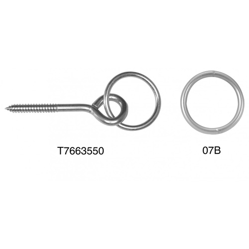 Campbell&reg; Welded Ring, 2", Nickel-Plated O-Max