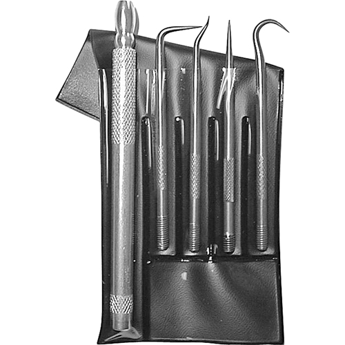 4-Piece Utility Pick Set With  Machined Aluminum Handles O-Max