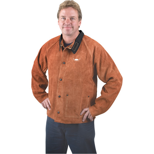Veste de soudage, Cuir, 4T-Grand, Lava Brown O-Max