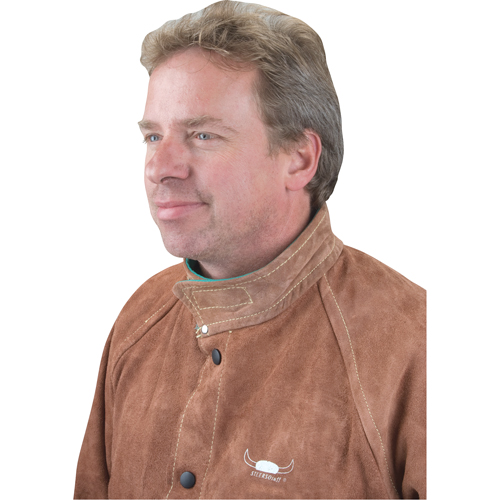 Veste de soudage, Cuir, 4T-Grand, Lava Brown O-Max