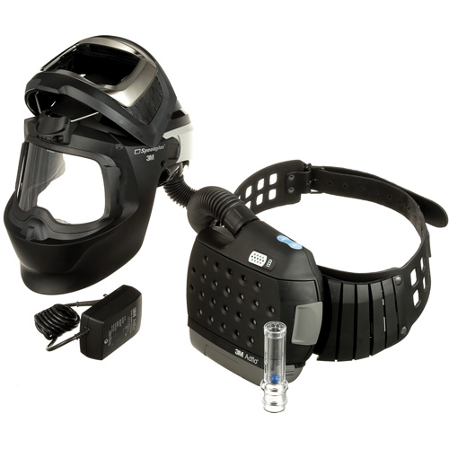 Respirateur d'&eacute;puration d'air propuls&eacute; Adflo, Masque de soudage, Pile Lithium-ion O-Max