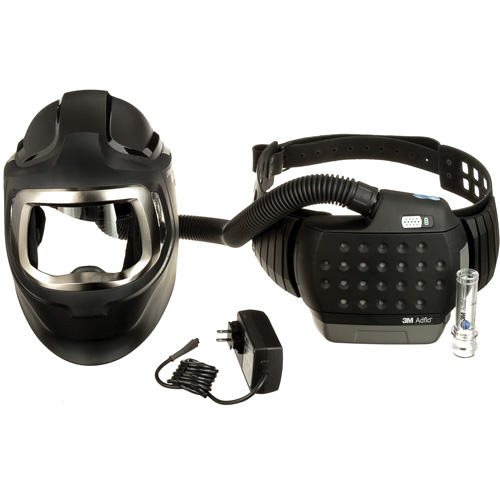 Respirateur d'&eacute;puration d'air propuls&eacute; Adflo, Masque de soudage, Pile Lithium-ion O-Max