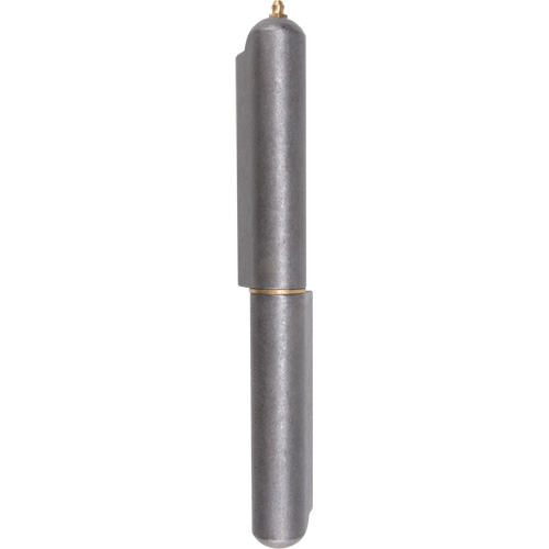 Weld-On Hinge, 1.102" Dia. x 10.236" L, Mild Steel w/Fixed Steel Pin O-Max