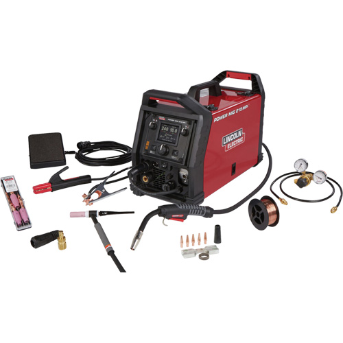 Soudeuse &agrave; proc&eacute;d&eacute; multiple POWER MIG 215 MPi TIG One-Pak, 120 V/230 V, 1 Ph, 60 Hz O-Max