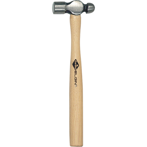 Ball Pein Hammer, 12 oz. Head Weight, Wood Handle O-Max