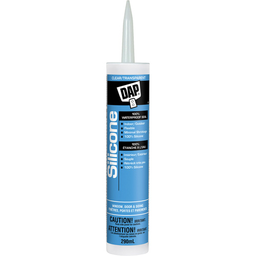 Silicone Sealant, 290 ml, Tube, Clear O-Max