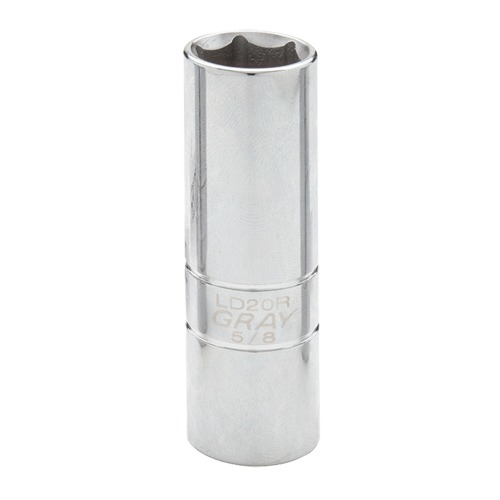 Spark Plug Socket, 1/2" Drive, 13/16" Socket, 3" L O-Max
