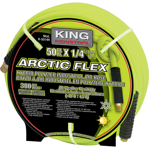 50' Hybrid Polymer Industrial Air Hose O-Max