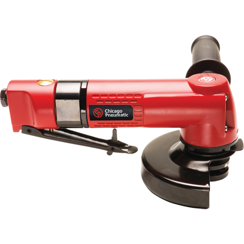Angle Wheel Grinder, 4-1/2" Wheel, 1/4" NPT Inlet, 12000 RPM O-Max