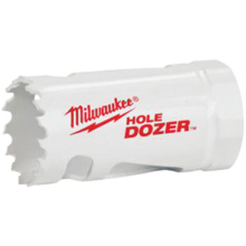 Hole Dozer Hole Saw with Arbor, 1-1/4", 1-5/8" Depth of Cut, Bi-Metal O-Max