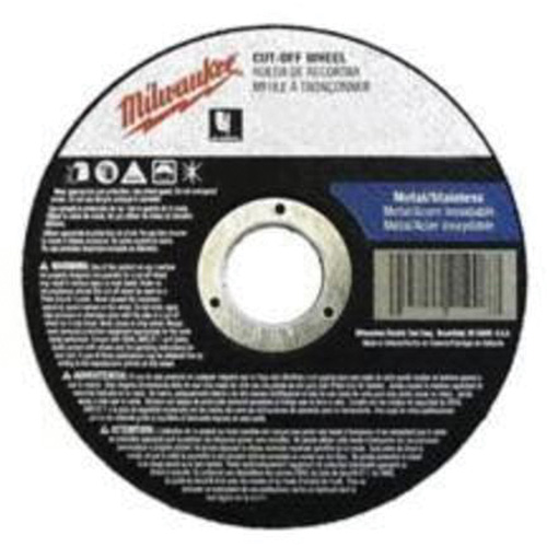 Depressed Centre Cut-Off Wheels, 4-1/2" x 0.045", 7/8" Arbor, Type 27, Aluminum Oxide, 13580 RPM O-Max