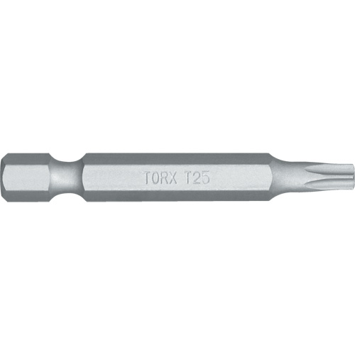 Embout de tournevis, Torx, Embout T-25, Prise 1/4", Longueur 4-4/5" O-Max