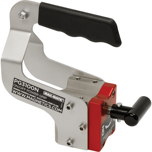 On/Off Power Grips, 7-1/2" Length, 3-3/8" Diameter, 100 lbs. Capacity O-Max
