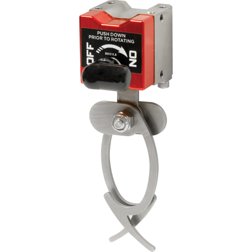 On/Off Magnetic Hanging Hooks, 5-3/4" Length, 1-3/4" Diameter, 35 lbs. Capacity O-Max