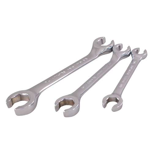 Wrench Set, Flare Nut, 3 Pieces, Imperial O-Max