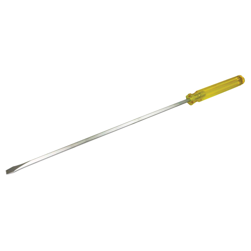 Slotted Screwdriver, 9/16", 27-1/4" L, Plastic Handle O-Max
