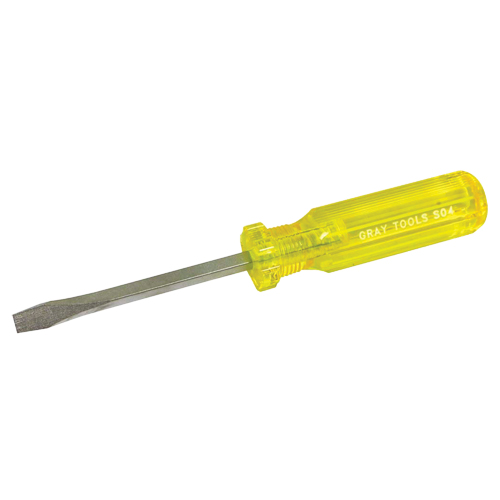 Tournevis fendu, 1/4", 8-1/4" lo, Prise Plastique O-Max