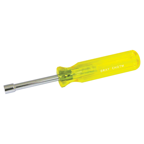 Nut Driver, 7 mm Drive, 6-1/2" L, Non Magnetic O-Max