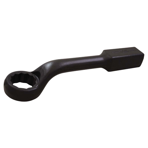 Striking Face Box Wrench, 12 Point, 27 mm, 45° Offset, Black Oxide Finish O-Max