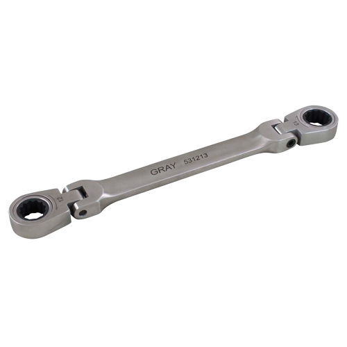 Double Box End Flex Head Ratcheting Wrench O-Max