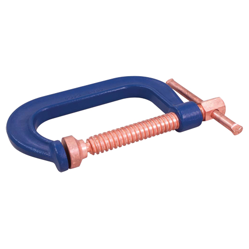 Serre-joint en C, Capacit&eacute; de 4" (102 mm), Profondeur de gorge de 3" (76 mm) O-Max