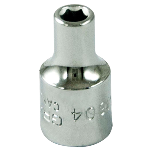 Socket, 4 mm, 1/4" Drive, 6 Points O-Max