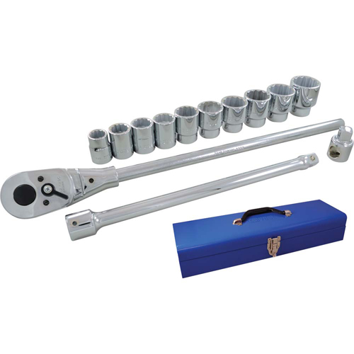 Jeu de douilles et accessoires, 15 Mcx, Prise de 3/4" O-Max