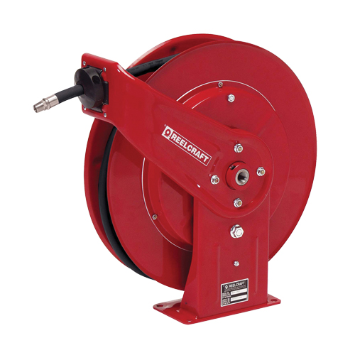 Hose Reel, Air/Water, 1/2" x 50', Single Hose, 300 psi O-Max