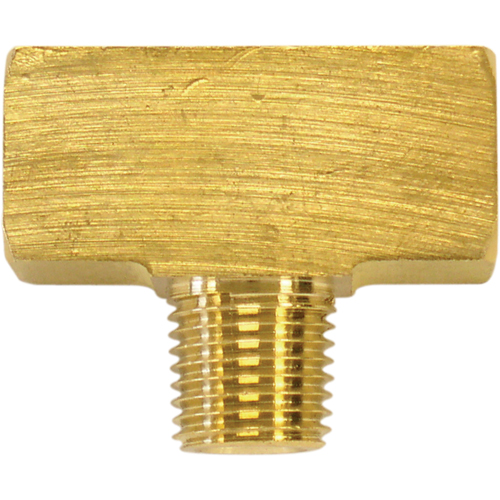 Male Branch Tee, Brass, 1/4" O-Max
