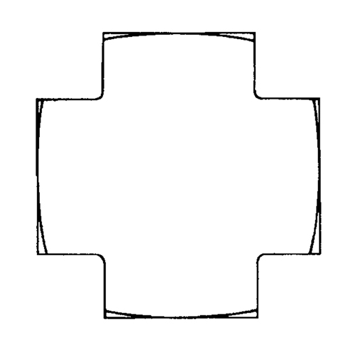 Cross 1/8" NPT O-Max