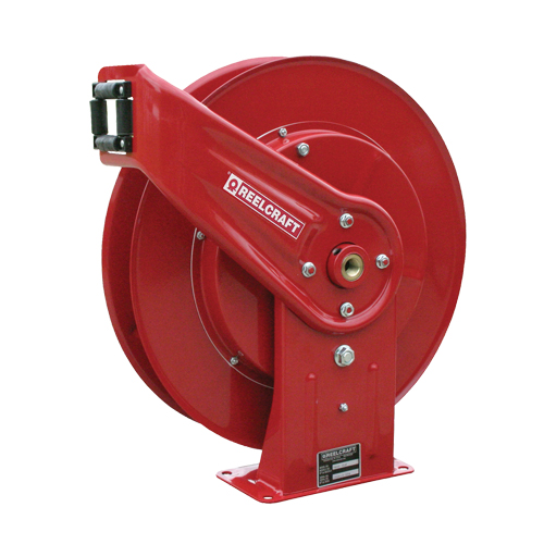 General Hose Reel, Single Hose, 7" W x 19-3/4" D x 20-1/4" H O-Max