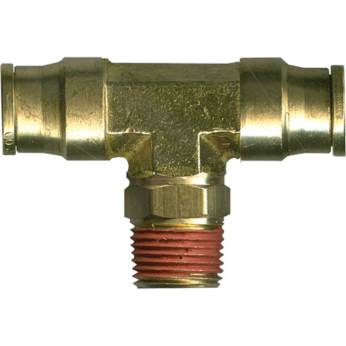 Swivel Branch Tee, Brass, 3/8" O-Max