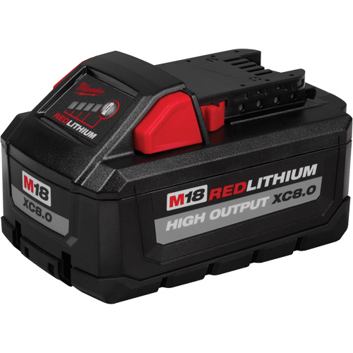 Bloc-pile M18 Redlithium High Output XC8.0, Lithium-ion, 18 V, 8,0 Ah O-Max