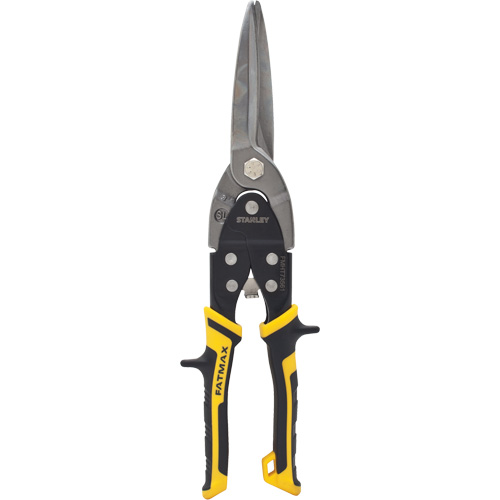 Fatmax&reg; Long Cut Snips, 3-9/50" Cut Length, Straight Cut O-Max