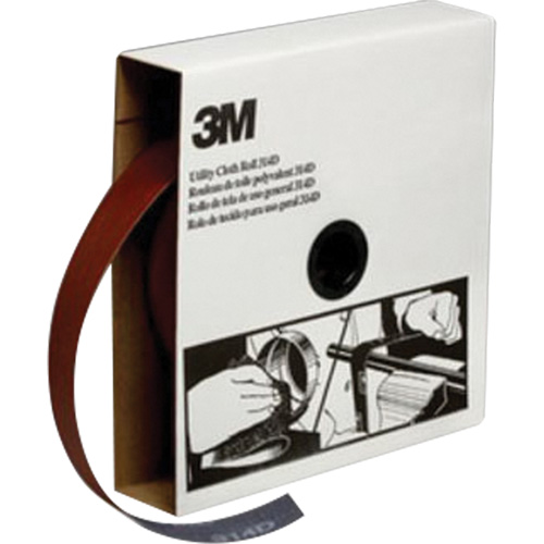 Utility Roll, Aluminum Oxide, 1-1/2" W x 150' L, P400 Grit O-Max