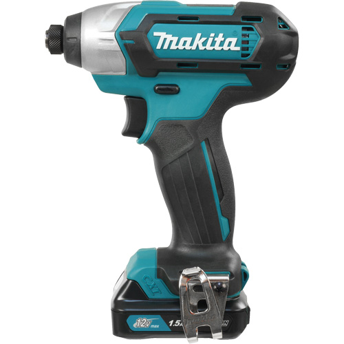 CXT Impact Driver Kit, 1/4", 970 in-lbs Max. Torque, 12 V, Lithium-Ion O-Max