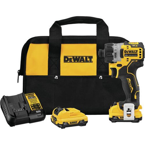 Trousse de tournevis &agrave; moteur sans balai Xtreme, 1/4", 12 V, 200 UWO couple max., Lithium-ion bloc-pile O-Max