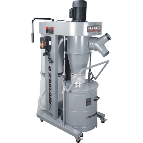 Cyclone Dust Collector, 26" x 47" x 70" O-Max