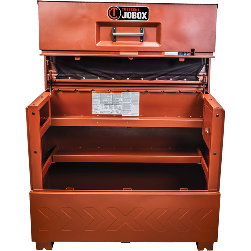 Site-Vault Piano Box, 60" W x 31" D x 39" H, Orange O-Max