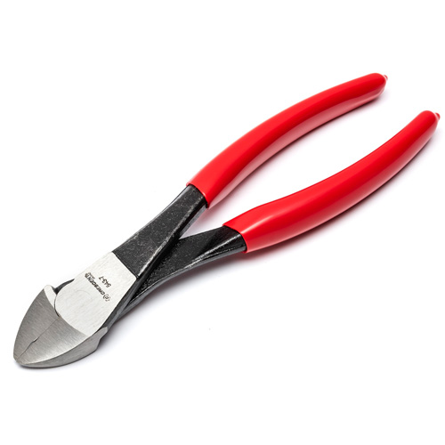Pince &agrave; coupe diagonale &agrave; poign&eacute;e tremp&eacute;e pour travaux lourds — en sac, 7" lo O-Max